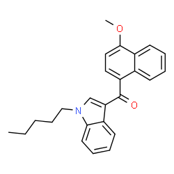 ChemSpider 2D Image | JWH-081 | C25H25NO2