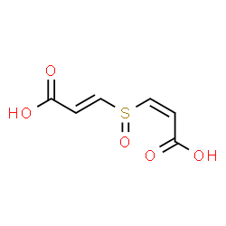 ChemSpider 2D Image | (2Z,2'E)-3,3'-Sulfinylbisacrylic acid | C6H6O5S