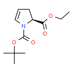 ChemSpider 2D Image | Ethyl N-Boc-L-proline-4-ene | C12H19NO4