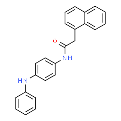 ChemSpider 2D Image | N-(4-Anilinophenyl)-2-(1-naphthyl)acetamide | C24H20N2O