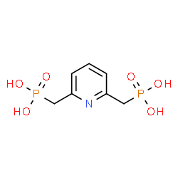 ChemSpider 2D Image | (pyridine-2,6-diyldimethanediyl)bis(phosphonic acid) | C7H11NO6P2