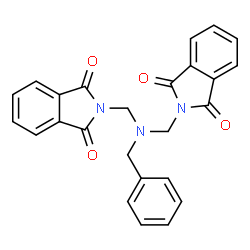 ChemSpider 2D Image | 2,2'-[(benzylimino)dimethanediyl]bis(1H-isoindole-1,3(2H)-dione) | C25H19N3O4