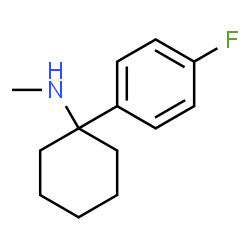 ChemSpider 2D Image | 1-(4-Fluorophenyl)-N-methylcyclohexanamine | C13H18FN