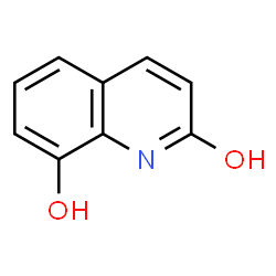 ChemSpider 2D Image | 8-Hydroxy-2(1H)-quinolinone | C9H7NO2