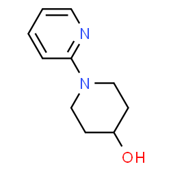 ChemSpider 2D Image | 1-(2-Pyridinyl)-4-piperidinol | C10H14N2O