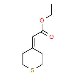 ChemSpider 2D Image | Ethyl tetrahydro-4H-thiopyran-4-ylideneacetate | C9H14O2S
