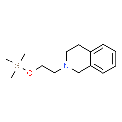 ChemSpider 2D Image | 2-{2-[(Trimethylsilyl)oxy]ethyl}-1,2,3,4-tetrahydroisoquinoline | C14H23NOSi