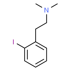 ChemSpider 2D Image | 2-(2-Iodophenyl)-N,N-dimethylethanamine | C10H14IN