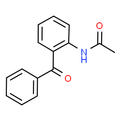 ChemSpider 2D Image | N-(2-Benzoylphenyl)acetamide | C15H13NO2