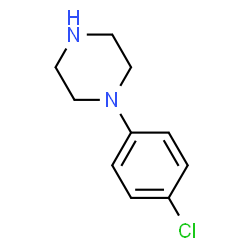 ChemSpider 2D Image | para-Chlorophenylpiperazine | C10H13ClN2