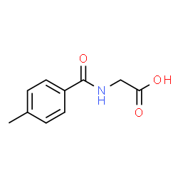 ChemSpider 2D Image | 4-METHYLHIPPURIC ACID | C10H11NO3