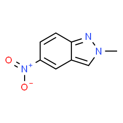 ChemSpider 2D Image | 2-Methyl-5-nitro-2H-indazole | C8H7N3O2