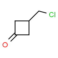 ChemSpider 2D Image | 3-(chloromethyl)cyclobutan-1-one | C5H7ClO