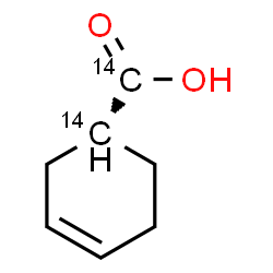 ChemSpider 2D Image | (1R)-cyclohex-3-ene-1-carboxylic acid | C514C2H10O2