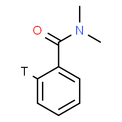 ChemSpider 2D Image | N,N-Dimethyl(2-~3~H)benzamide | C9H10TNO