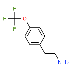 ChemSpider 2D Image | 4-(Trifluoromethoxy)benzeneethanamine | C9H10F3NO