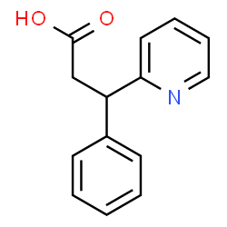 ChemSpider 2D Image | 3-Phenyl-3-(2-pyridinyl)propanoic acid | C14H13NO2