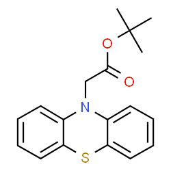 ChemSpider 2D Image | tert-Butyl 2-(10H-phenothiazin-10-yl)acetate | C18H19NO2S
