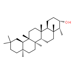 ChemSpider 2D Image | (3S,4R,4aR,6aS,6bR,8aR,12aR,12bS,14aR,14bR)-4,4a,6b,8a,11,11,12b,14a-Octamethyldocosahydro-3-picenol | C30H52O