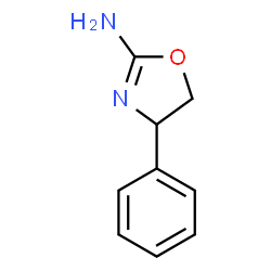 ChemSpider 2D Image | 4-Phenyl-4,5-dihydro-1,3-oxazol-2-amine | C9H10N2O