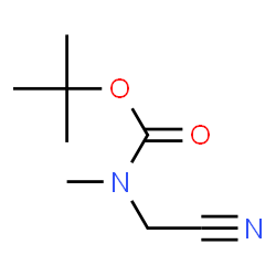 ChemSpider 2D Image | 2-(N-Boc-N-methylamino)-acetonitrile | C8H14N2O2