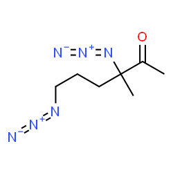 ChemSpider 2D Image | 3,6-Diazido-3-methyl-2-hexanone | C7H12N6O