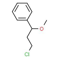 ChemSpider 2D Image | (3-Chloro-1-methoxypropyl)benzene | C10H13ClO