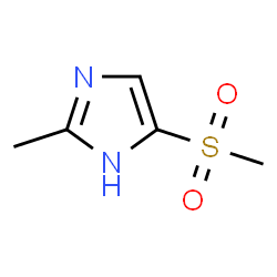 ChemSpider 2D Image | 2-Methyl-4-(methylsulfonyl)-1H-imidazole | C5H8N2O2S