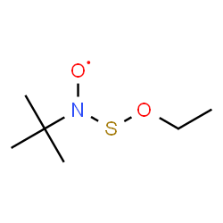 ChemSpider 2D Image | [(Ethoxysulfanyl)(2-methyl-2-propanyl)amino]oxidanyl | C6H14NO2S