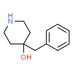 ChemSpider 2D Image | 4-Benzyl-4-piperidinol | C12H17NO