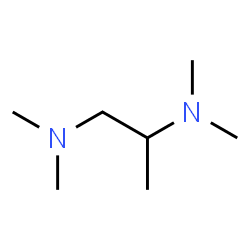 ChemSpider 2D Image | N,N,N',N'-Tetramethyl-1,2-diaminopropane | C7H18N2