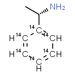 ChemSpider 2D Image | (1S)-1-(~14~C_6_)Phenylethanamine | C214C6H11N