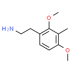 ChemSpider 2D Image | 2-(2,4-Dimethoxy-3-methylphenyl)ethanamine | C11H17NO2