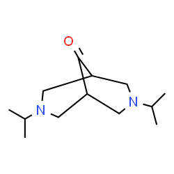 ChemSpider 2D Image | 3,7-Diisopropyl-3,7-diazabicyclo[3.3.1]nonan-9-one | C13H24N2O