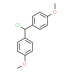 ChemSpider 2D Image | 1,1'-(Chloromethylene)bis(4-methoxybenzene) | C15H15ClO2