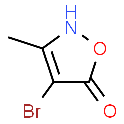 ChemSpider 2D Image | 4-Bromo-3-methyl-1,2-oxazol-5(2H)-one | C4H4BrNO2