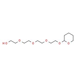 ChemSpider 2D Image | 2-(2-{2-[2-(Tetrahydro-2H-pyran-2-yloxy)ethoxy]ethoxy}ethoxy)ethanol | C13H26O6