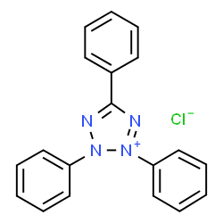 ChemSpider 2D Image | Triphenyltetrazolium chloride | C19H15ClN4