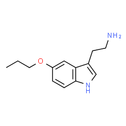 ChemSpider 2D Image | 5-Propoxytryptamine | C13H18N2O
