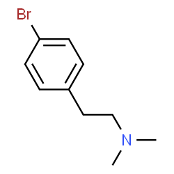 ChemSpider 2D Image | 2-(4-Bromophenyl)-N,N-dimethylethanamine | C10H14BrN