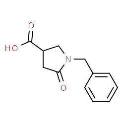 ChemSpider 2D Image | 1-Benzyl-2-oxopyrrolidine-4-carboxylic acid | C12H13NO3
