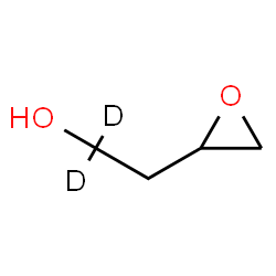ChemSpider 2D Image | 1,1-dideuterio-2-(oxiran-2-yl)ethanol | C4H6D2O2