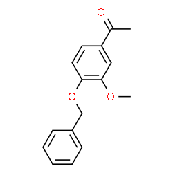 ChemSpider 2D Image | 4-BENZYLOXY-3-METHOXYACETOPHENONE | C16H16O3