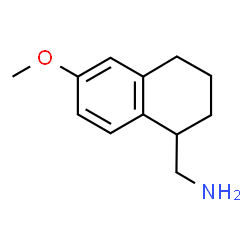 ChemSpider 2D Image | 1-(6-Methoxy-1,2,3,4-tetrahydro-1-naphthalenyl)methanamine | C12H17NO