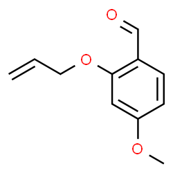 ChemSpider 2D Image | 2-(Allyloxy)-4-methoxybenzaldehyde | C11H12O3