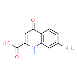 ChemSpider 2D Image | 7-amino-4-hydroxyquinoline-2-carboxylic acid | C10H8N2O3