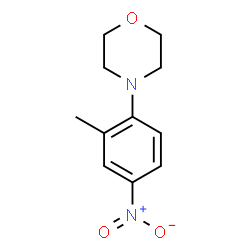 ChemSpider 2D Image | 4-(2-Methyl-4-nitrophenyl)morpholine | C11H14N2O3