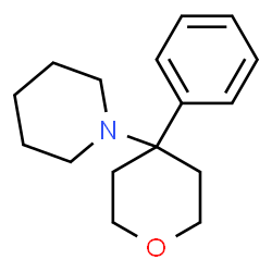 ChemSpider 2D Image | 1-(4-Phenyltetrahydro-2H-pyran-4-yl)piperidine | C16H23NO