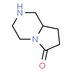 ChemSpider 2D Image | octahydropyrrolo[1,2-a]pyrazin-6-one | C7H12N2O