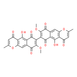 ChemSpider 2D Image | aurofusarin | C30H18O12